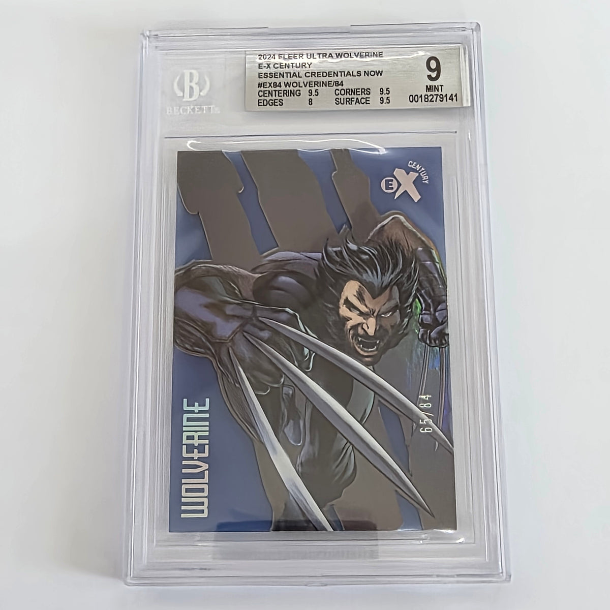 2024 Fleer Ultra Wolverine eX century Essential Credentials Now EX84 65/84 BGS 9 Mint