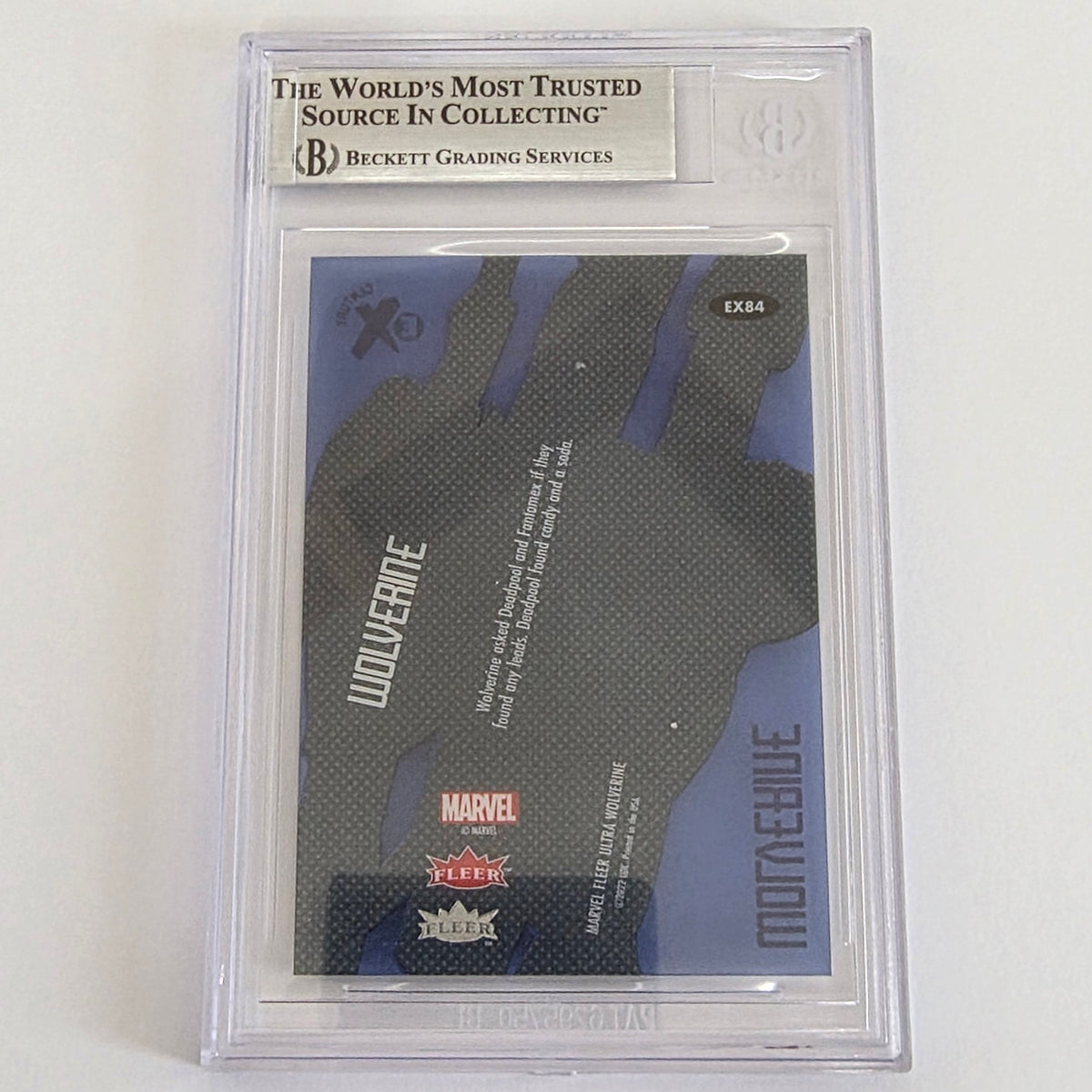 2024 Fleer Ultra Wolverine eX century Essential Credentials Now EX84 65/84 BGS 9 Mint