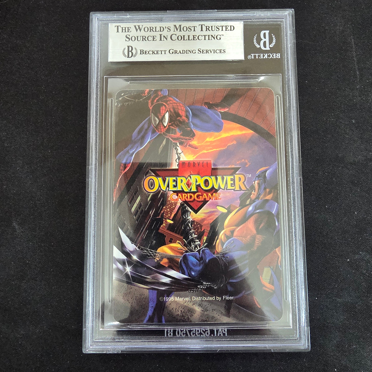 1995 Marvel Overpower 231 AS Wolverine Wounded Animal BGS 9 Mint (Very low Pop)