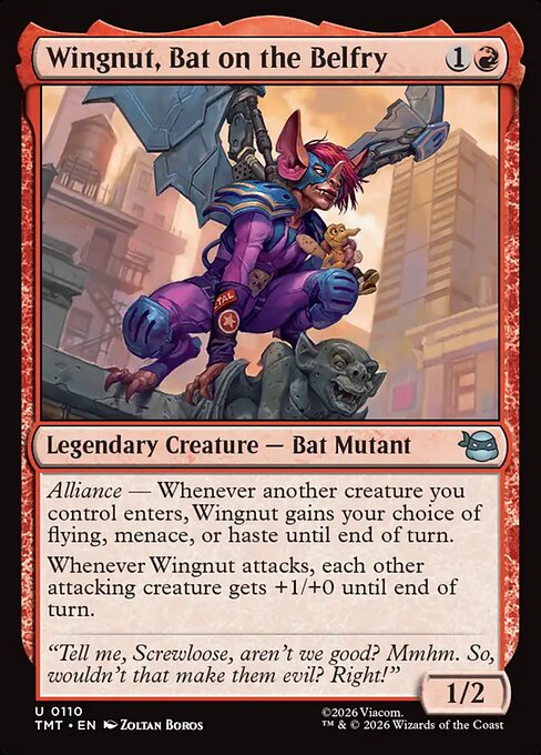 Wingnut, Bat on the Belfry (Foil)