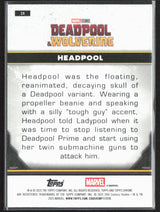2025 Topps Chrome Marvel Deadpool #24 Headpool Yellow Wave Refractor #/10