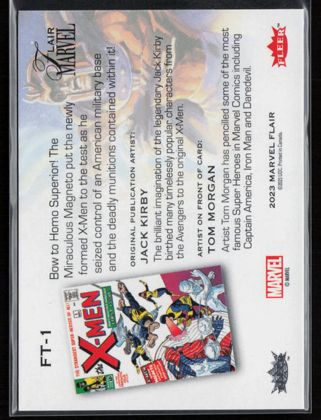 2023 Flair Marvel #FT-1 Magneto Flairium Level 1