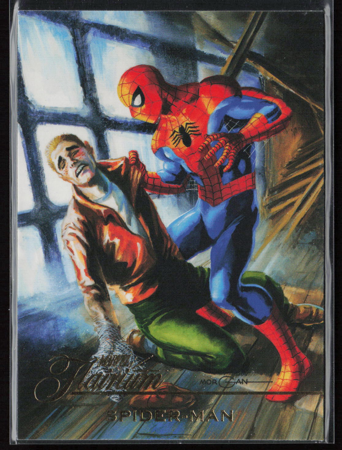 2023 Flair Marvel #FT-8 Spider-Man Flairium Level 1