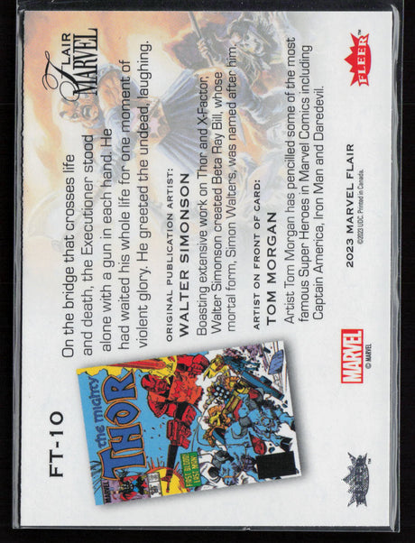 2023 Flair Marvel #FT-10 Skurge Flairium Level 1