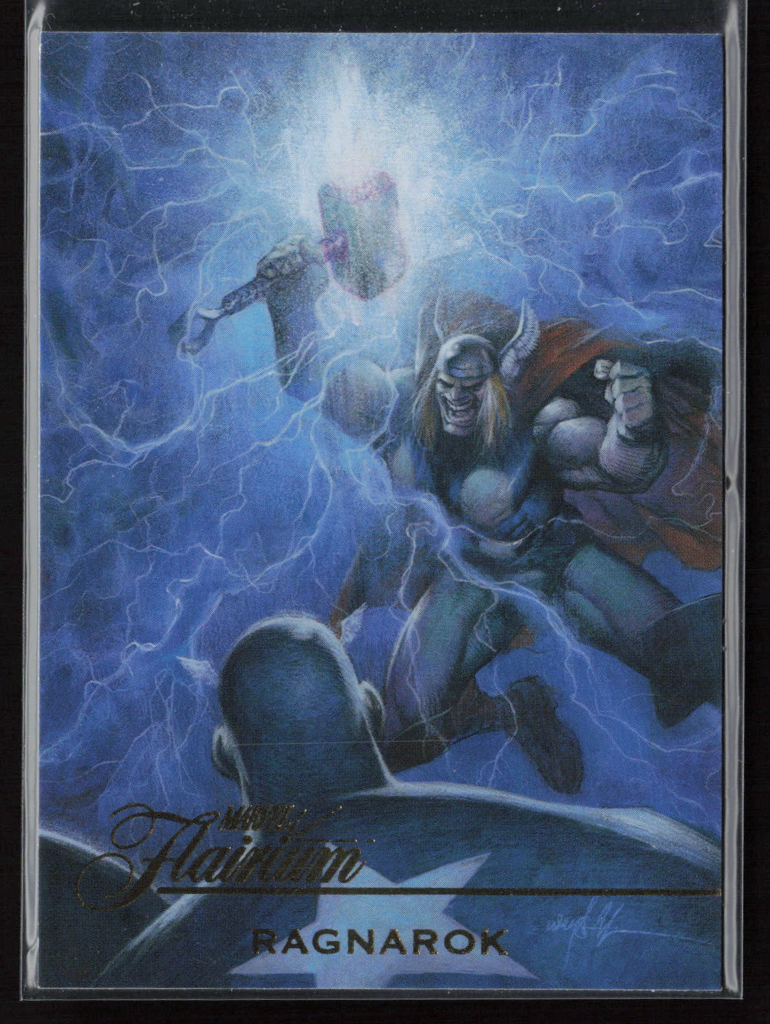 2023 Flair Marvel #FT-16 Ragnarok Flairium Level 2