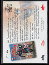 2023 Flair Marvel #FT-29 Captain America Flairium Level 3