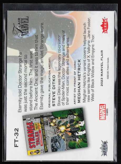 2023 Flair Marvel #FT-32 Doctor Strange Flairium Level 4