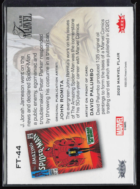 2023 Flair Marvel #FT-44 Spider-Man Flairium Level 5