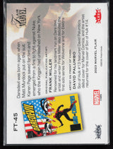 2023 Flair Marvel #FT-45 Daredevil Flairium Level 5