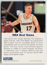 1992 SkyBox USA #58 Chris Mullin