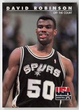 1992 SkyBox USA #77 David Robinson