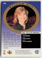 1995-96 Upper Deck #345 Willow Bay