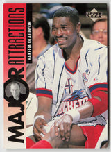 1995-96 Upper Deck #343 Hakeem Olajuwon / Corbin Bernsen MA
