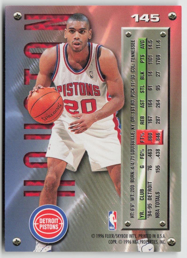 1995-96 Metal #145 Allan Houston