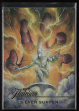 2023 Flair Marvel #FT-14 Silver Surfer Flairium Level 2