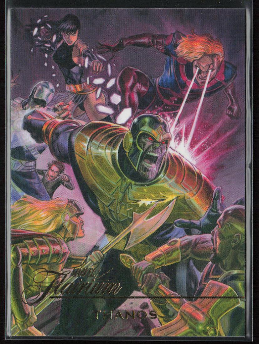 2023 Flair Marvel #FT-30 Thanos Flairium Level 3