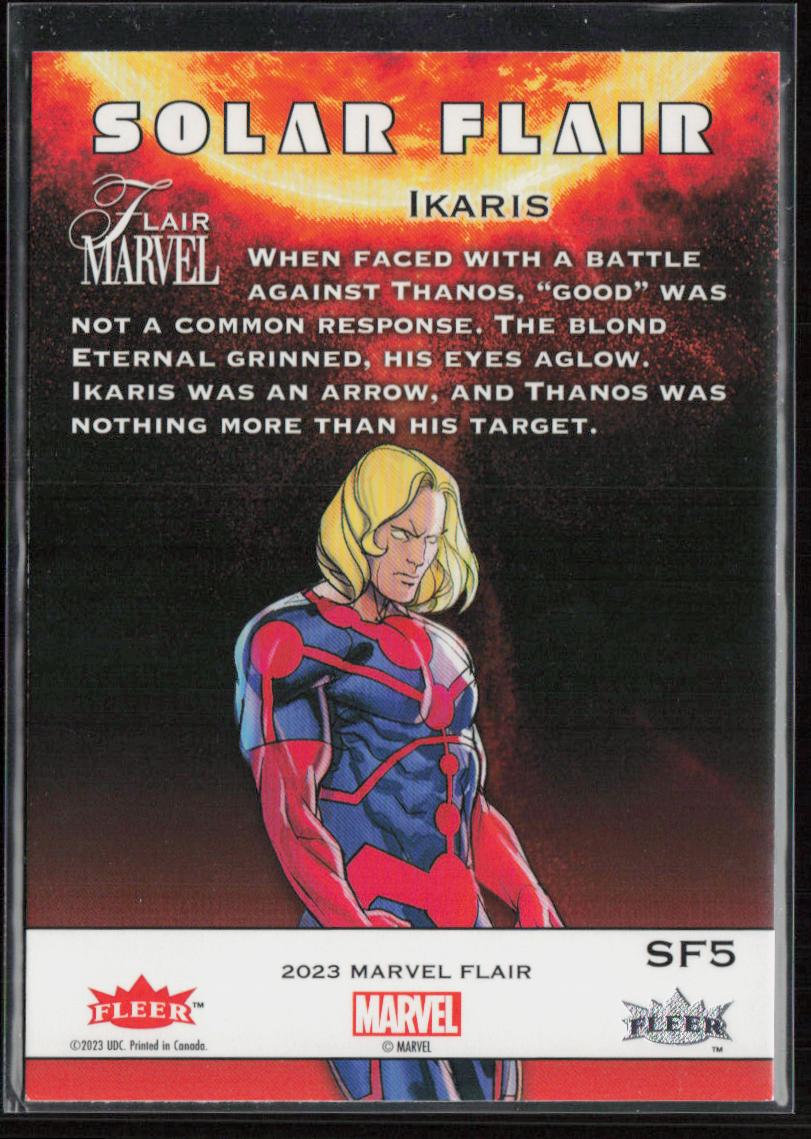 2023 Flair Marvel #SF5 Ikaris Solar Flair
