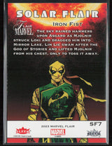 2023 Flair Marvel #SF7 Iron Fist Solar Flair