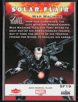 2023 Flair Marvel #SF19 War Machine Solar Flair
