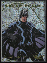 2023 Flair Marvel #SF21 Black Bolt Solar Flair