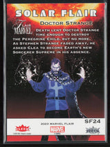 2023 Flair Marvel #SF24 Doctor Strange Solar Flair