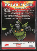 2023 Flair Marvel #SF34 Doctor Doom Solar Flair