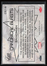 2023 Flair Marvel #CS16 Sandman Canonical Blasts