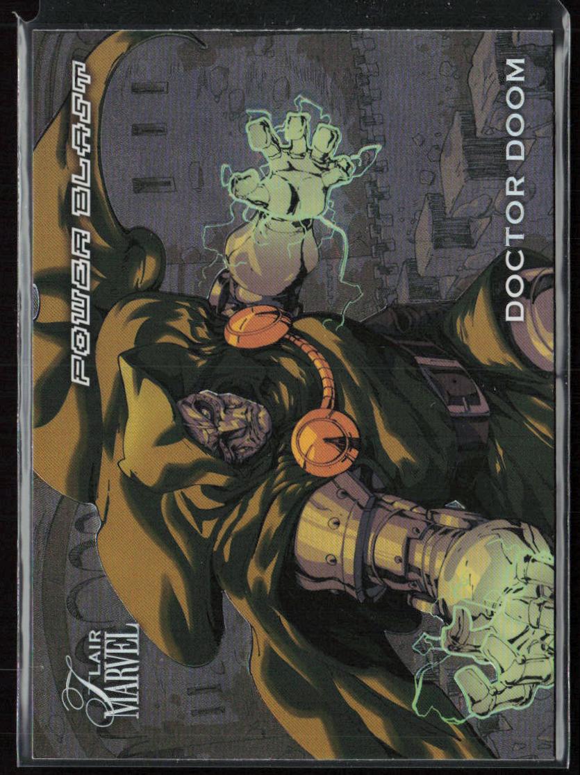 2023 Flair Marvel #PB9 Doctor Doom Power Blast