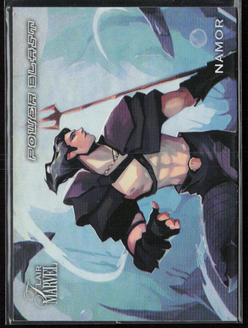 2023 Flair Marvel #PB22 Namor Power Blast