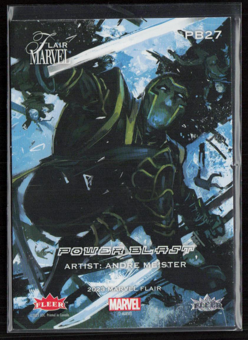 2023 Flair Marvel #PB27 Ronin Power Blast