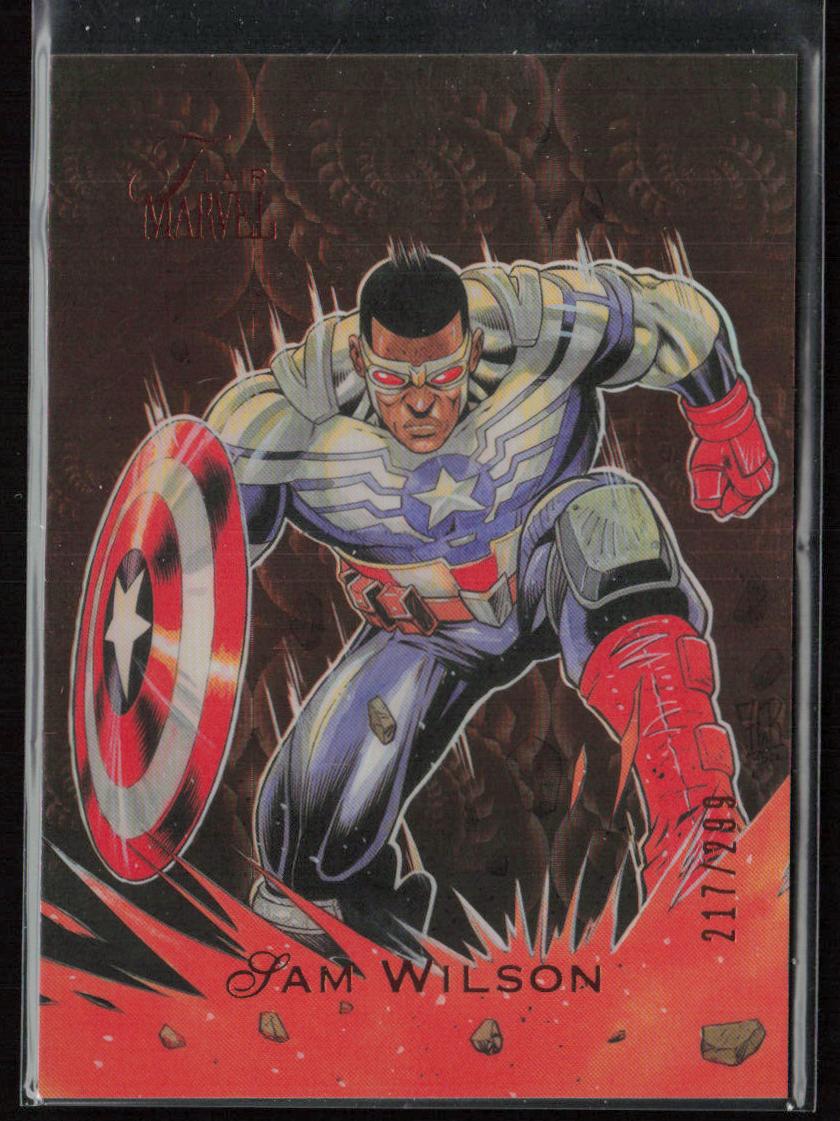 2023 Flair Marvel #39 Sam Wilson Fall 217/299