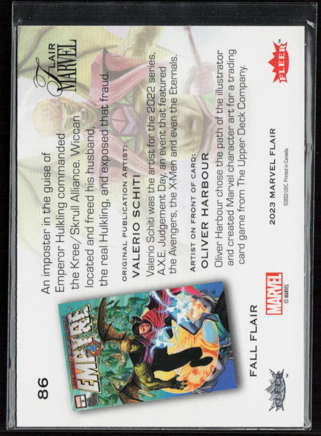 2023 Flair Marvel #86 Hulkling Fall 60/299