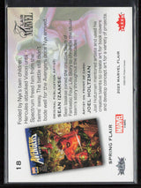 2023 Flair Marvel #18 Vision Spring 34/99