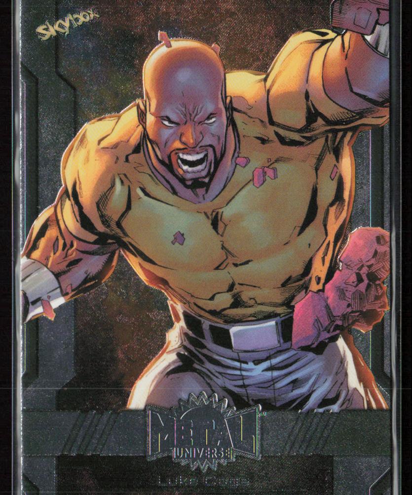 2024 SkyBox Metal Universe Marvel Avengers #4 Luke Cage