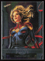 2024 SkyBox Metal Universe Marvel Avengers #11 Captain Marvel