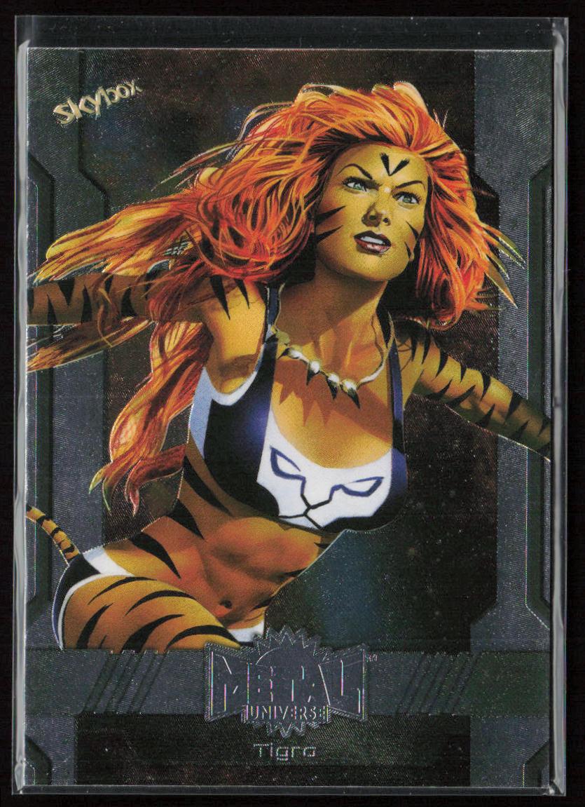 2024 SkyBox Metal Universe Marvel Avengers #14 Tigra