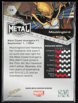 2024 SkyBox Metal Universe Marvel Avengers #15 Mockingbird