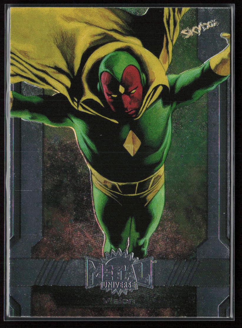 2024 SkyBox Metal Universe Marvel Avengers #17 Vision