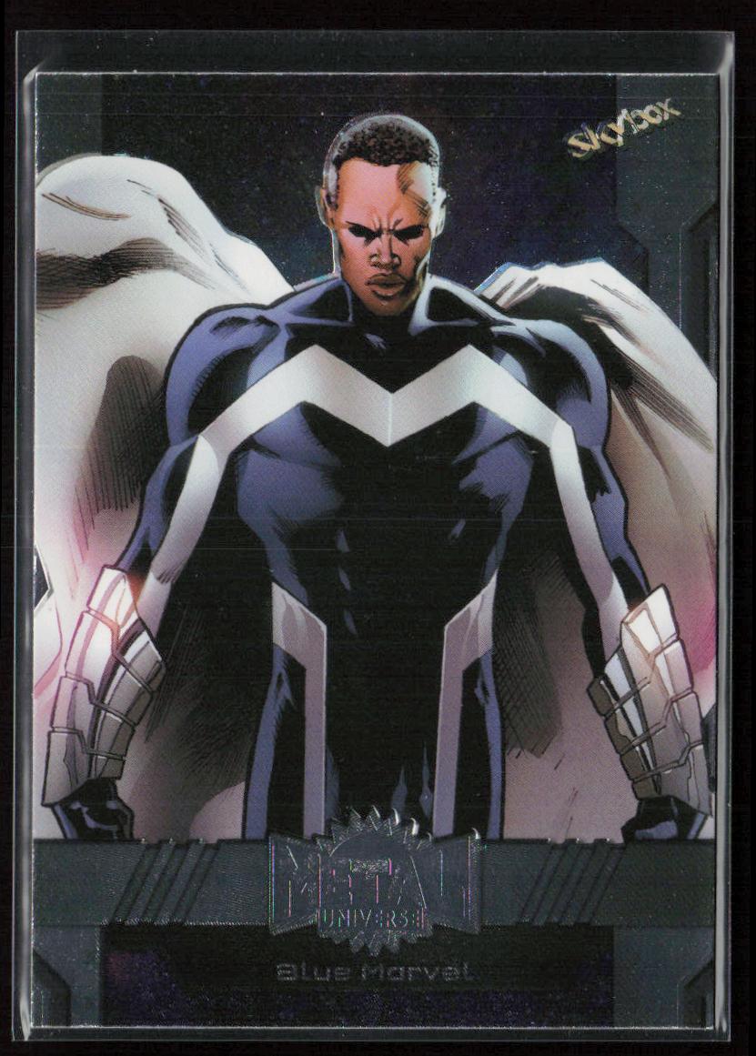 2024 SkyBox Metal Universe Marvel Avengers #27 Blue Marvel