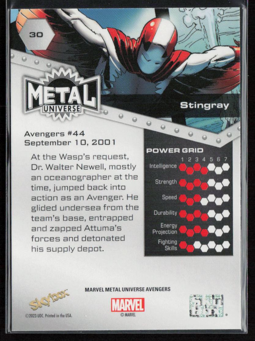 2024 SkyBox Metal Universe Marvel Avengers #30 Stingray