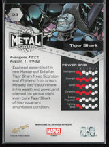2024 SkyBox Metal Universe Marvel Avengers #33 Tiger Shark
