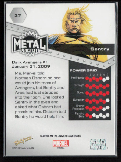 2024 SkyBox Metal Universe Marvel Avengers #37 Sentry