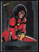2024 SkyBox Metal Universe Marvel Avengers #38 Spider-Woman