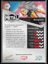 2024 SkyBox Metal Universe Marvel Avengers #41 Songbird