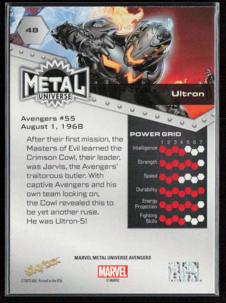 2024 SkyBox Metal Universe Marvel Avengers #48 Ultron