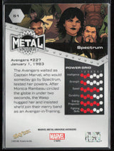 2024 SkyBox Metal Universe Marvel Avengers #51 Spectrum