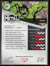 2024 SkyBox Metal Universe Marvel Avengers #58 Hulk