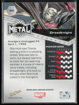 2024 SkyBox Metal Universe Marvel Avengers #60 Dreadknight