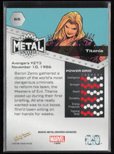 2024 SkyBox Metal Universe Marvel Avengers #65 Titania