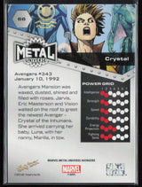 2024 SkyBox Metal Universe Marvel Avengers #66 Crystal